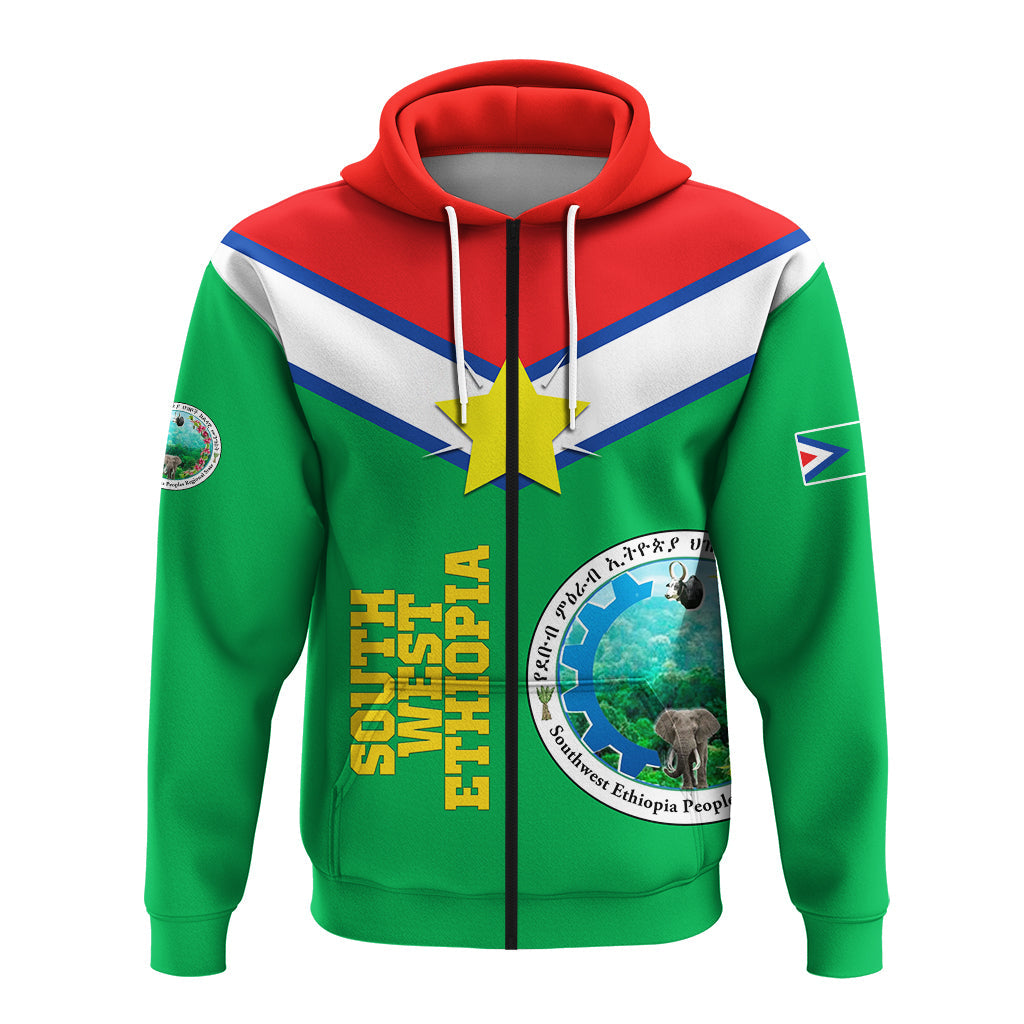 South West Ethiopia Pride Hoodie LT12