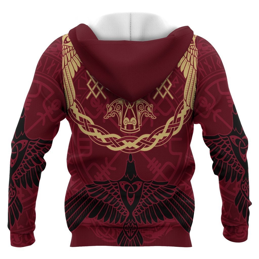 Viking Clothing Mjolnir Of Odin Viking Hoodie RLT12