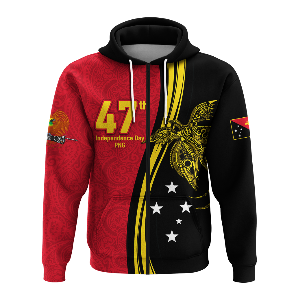 Papua New Guinea Independence Anniversary Polynesian Tribal Hoodie LT12