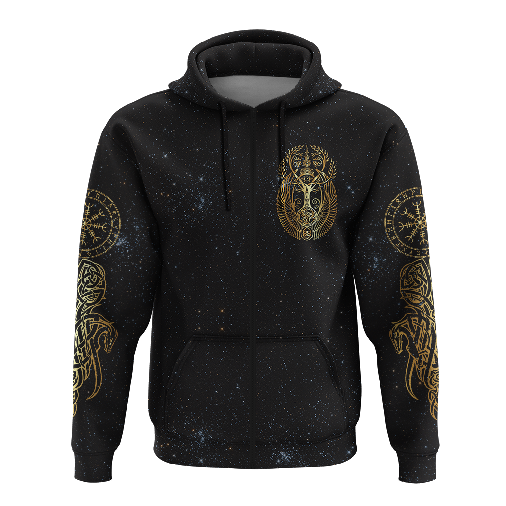 Viking Yggdrasil Tree Of Life Odin Hoodie LT12
