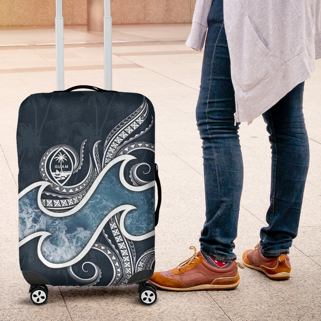 Guam Polynesian Luggage Covers - Ocean Style