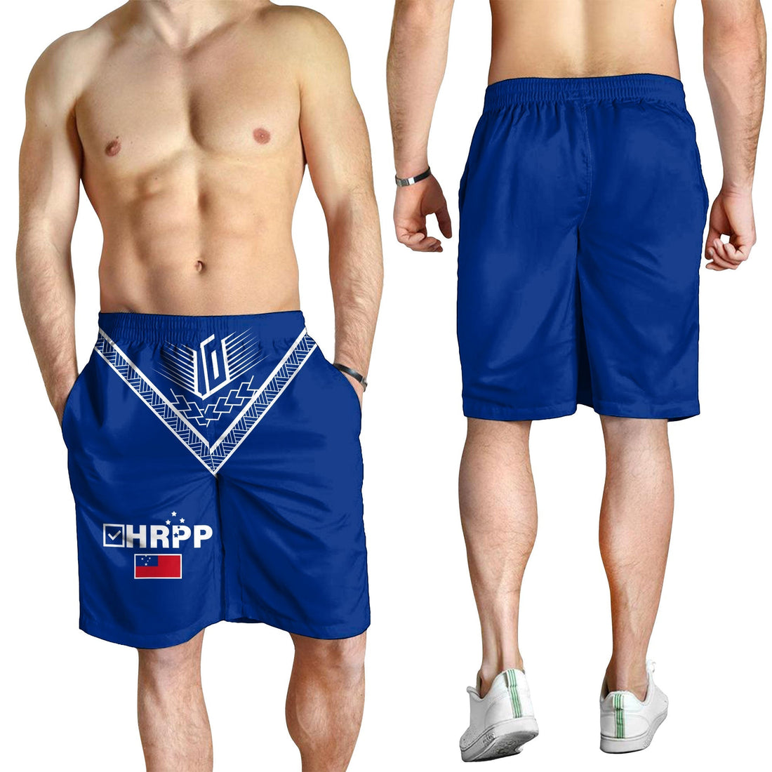 HRPP Samoa Men Shorts - Samoan Tribal LT12