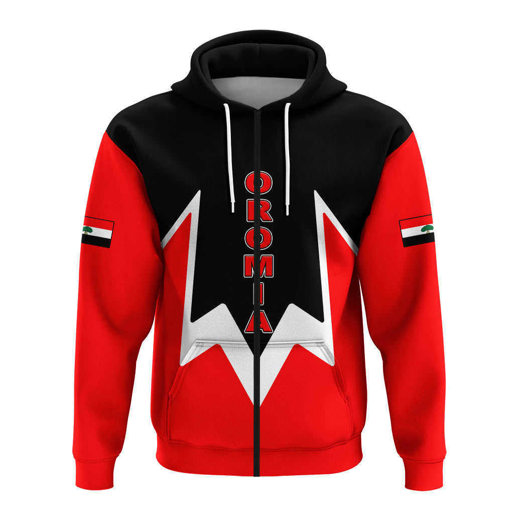Oromia Region Legend Ethiopia Zip Hoodie LT12