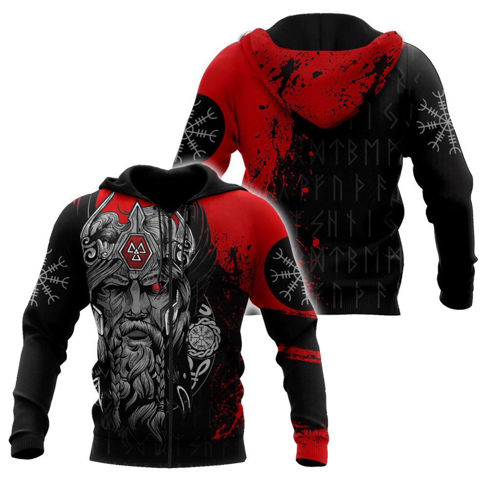 Viking Clothing Viking Odin 3D Hoodie RLT12