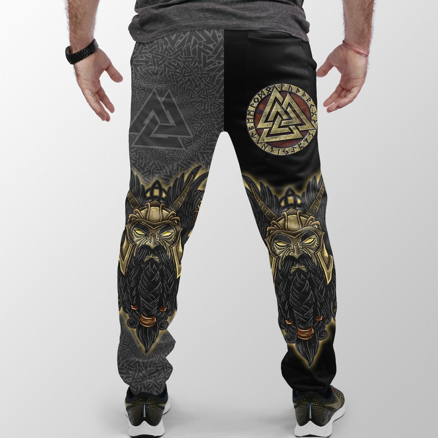 Viking Odin Jogger Valknut, The Symbol Of Odin RLT12