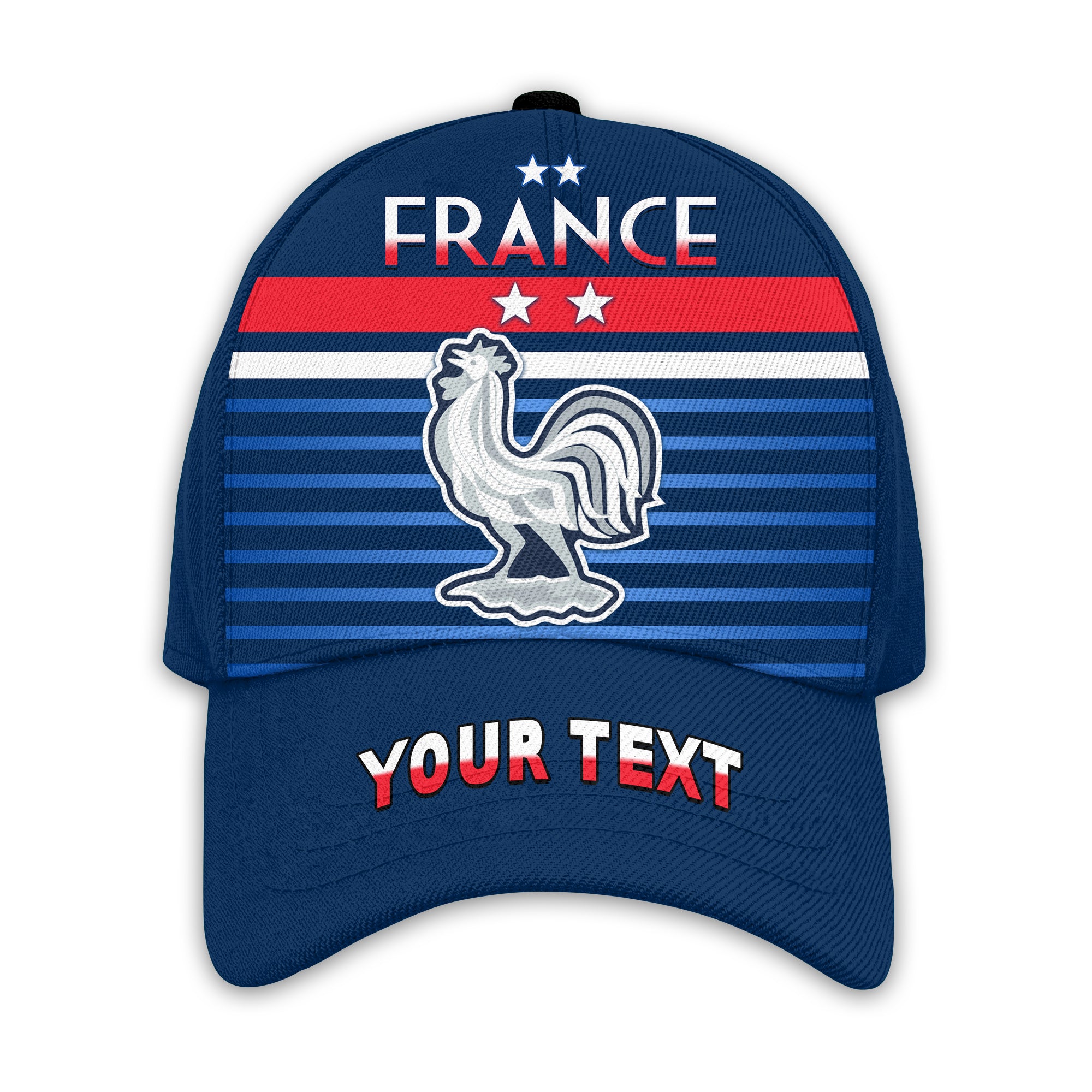 Custom France Football The Blues Polo Shirt Les Bleus Le Champion 2022 World Cup Ver.03 LT13