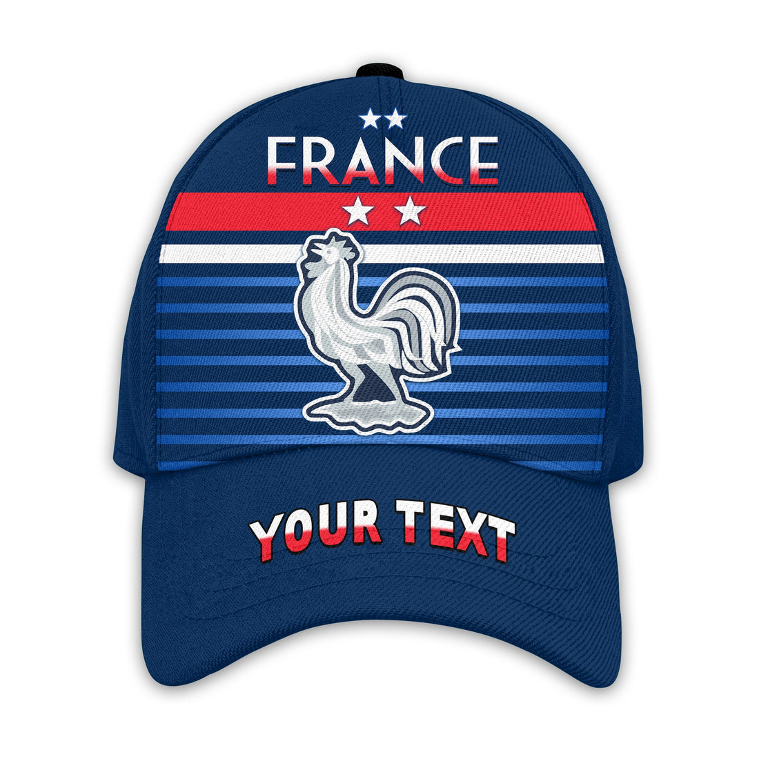 Custom France Football The Blues Polo Shirt Les Bleus Le Champion 2022 World Cup Ver.03 LT13