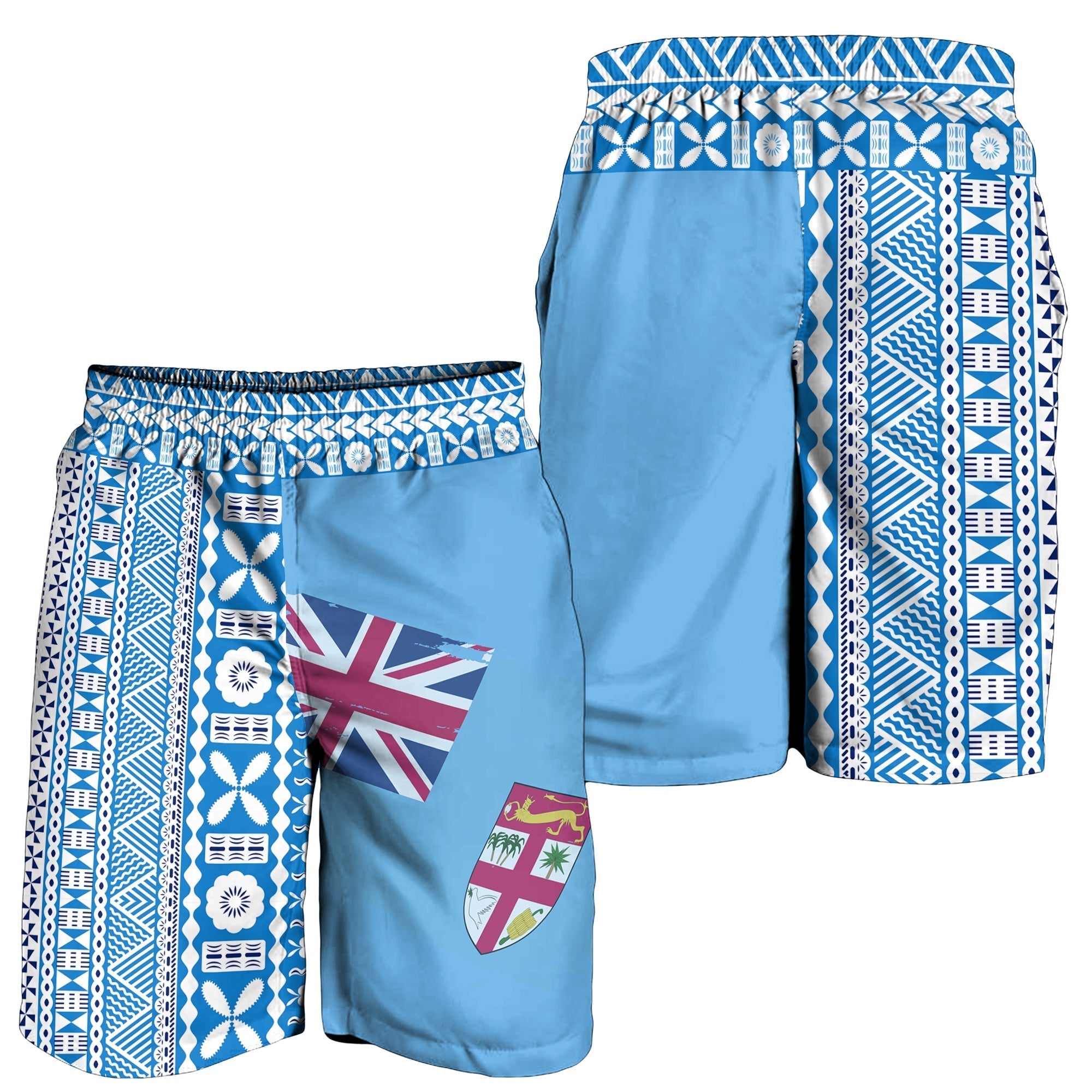 Fiji Dreamy Men Short Tapa Pattern LT13
