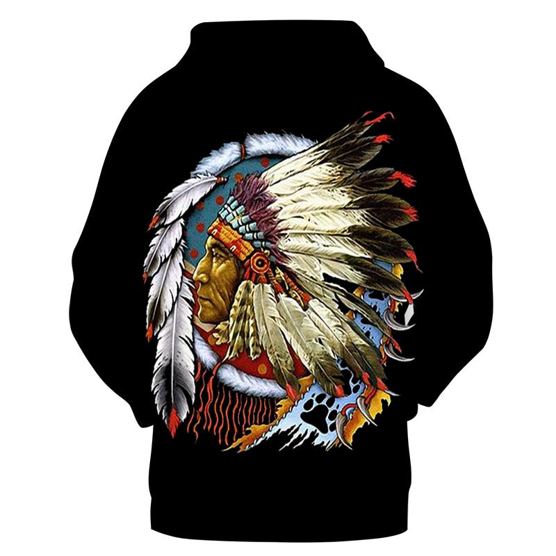 Chief Native American All Over Hoodie LT10