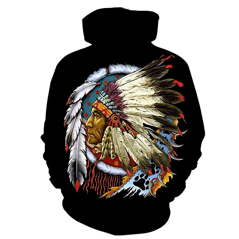 Chief Native American All Over Hoodie LT10