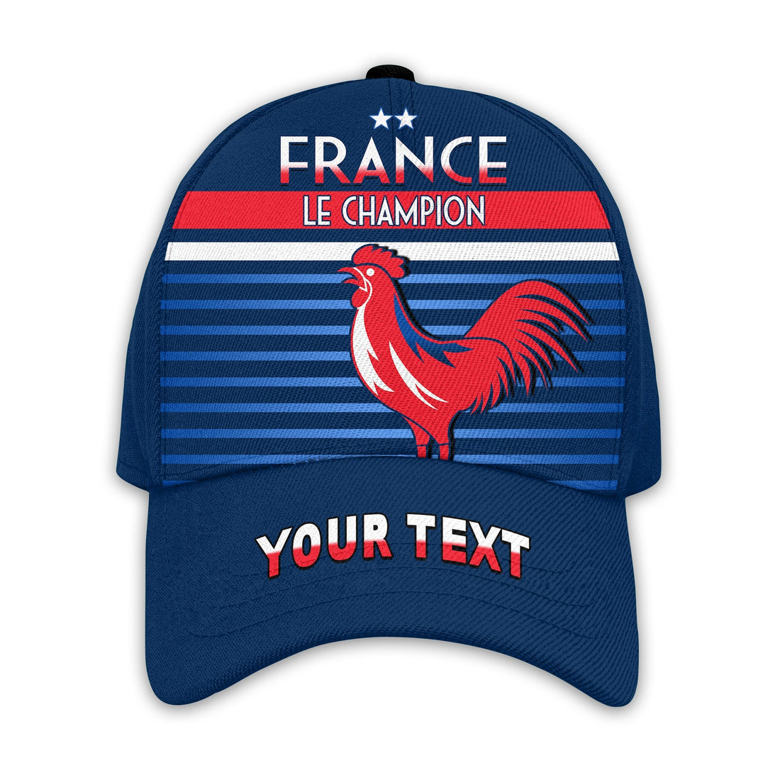 Custom France Football The Blues Polo Shirt Les Bleus Le Champion 2022 World Cup Ver.01 LT13