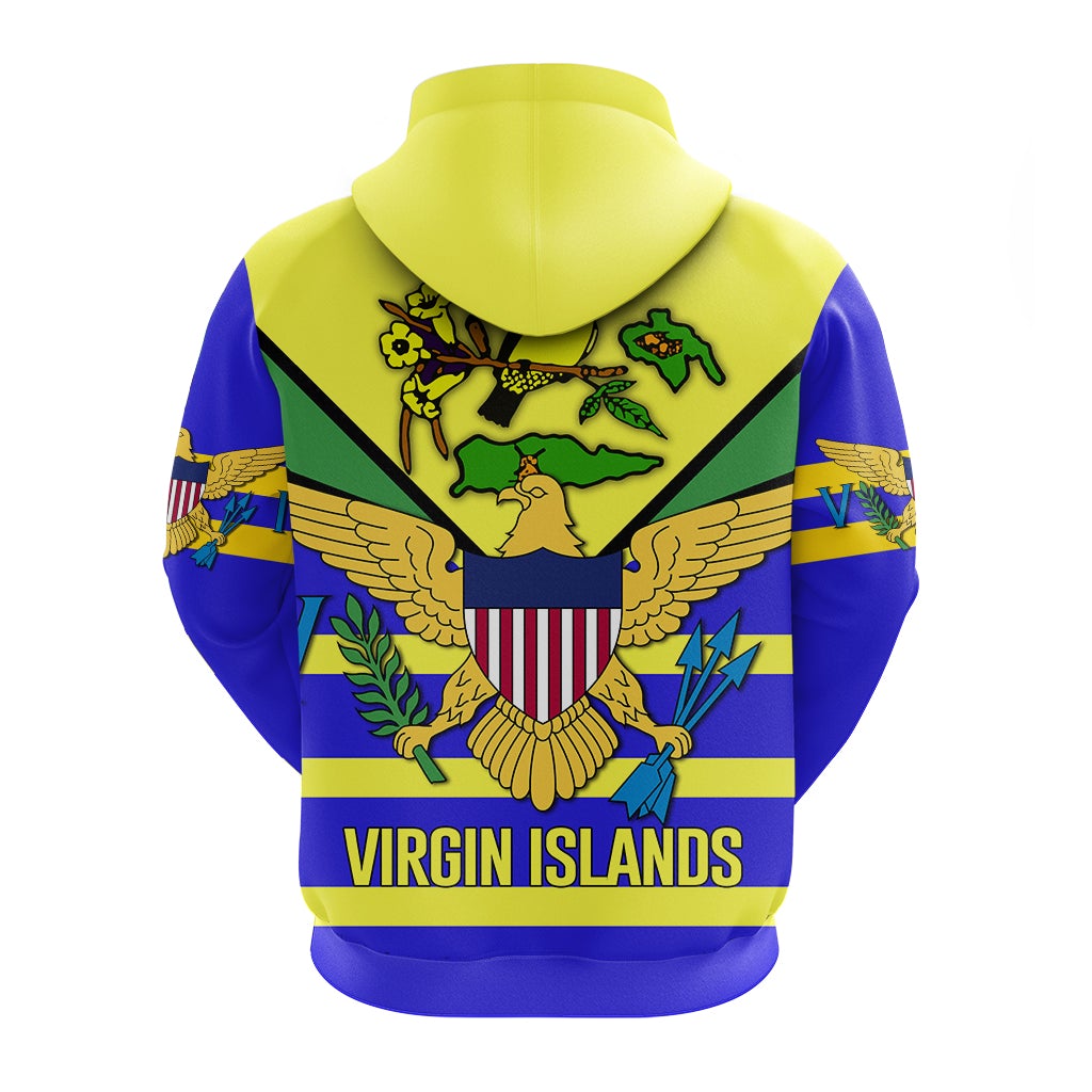 US Virgin Islands Hoodie Egales with Seal LT4