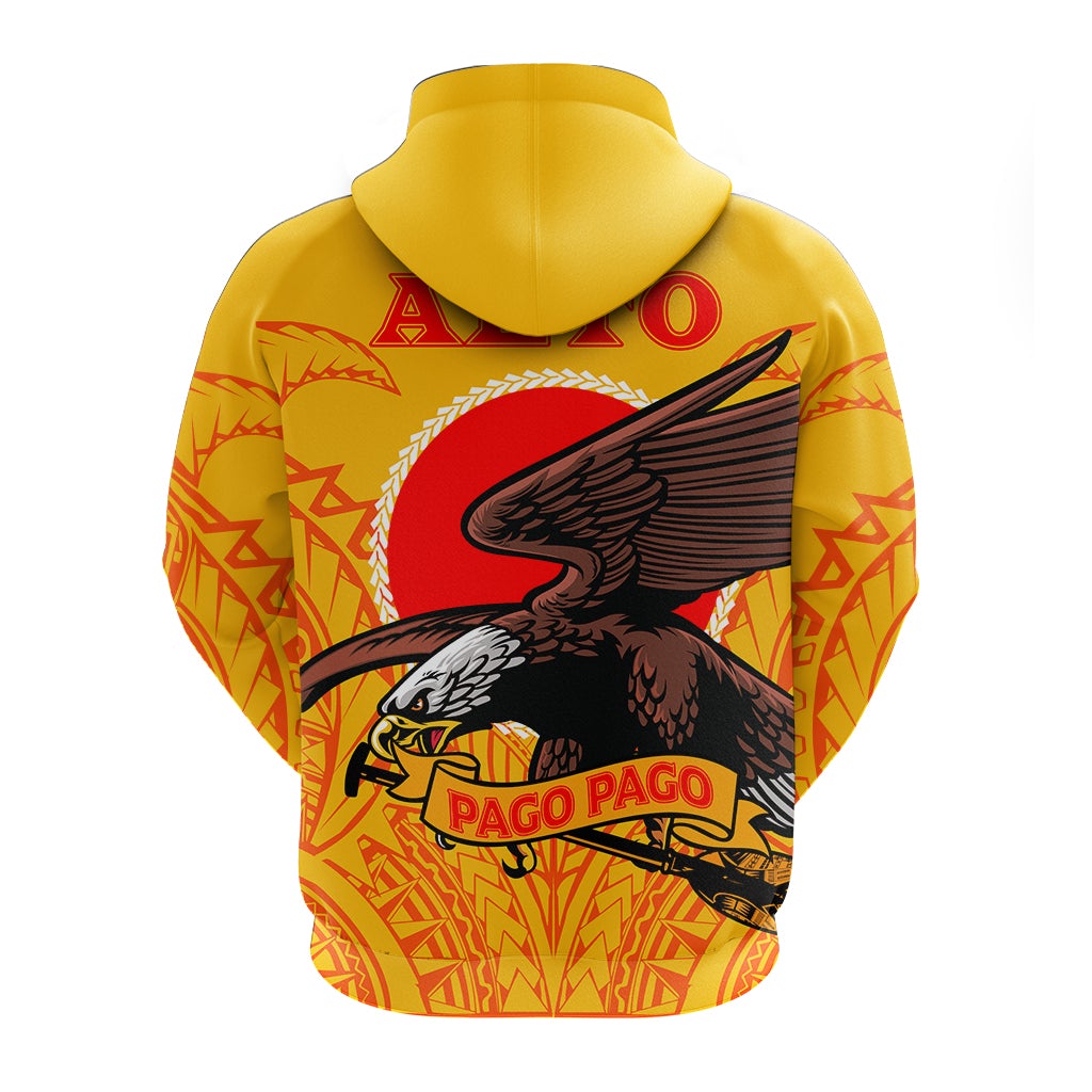 American Samoa Hoodie Aeto Pago Pago Eagle LT12