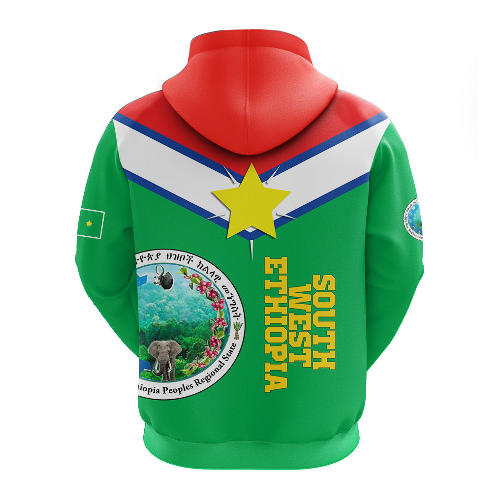 South West Ethiopia Pride Hoodie LT12