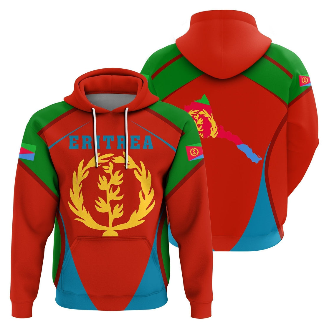 African Hoodie Speacial Sport Eritrea Pullover