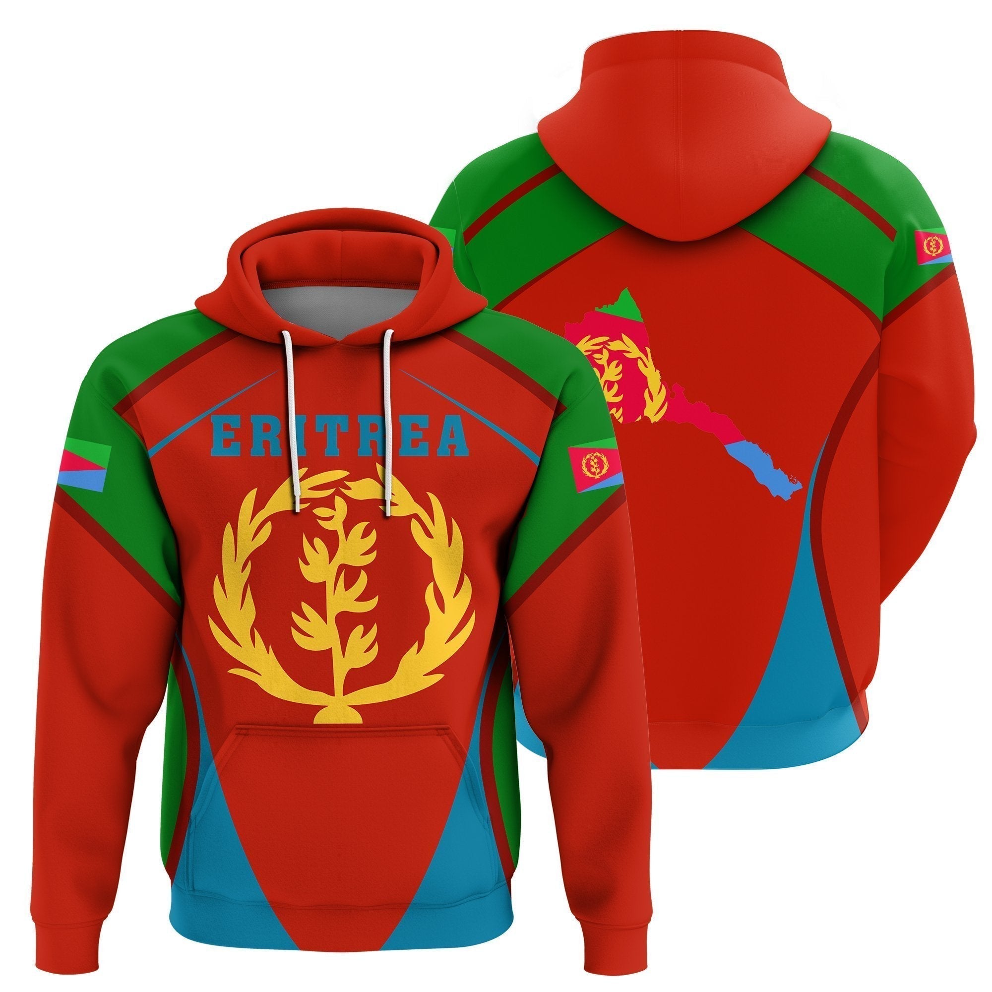 African Hoodie Speacial Sport Eritrea Pullover