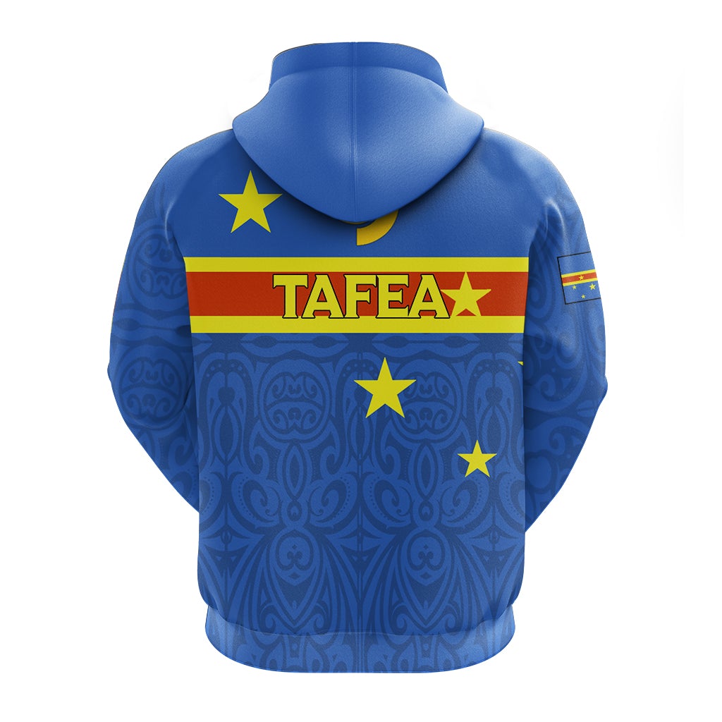 Vanuatu Tafea Province Zip Up Hoodie Flag Style LT12