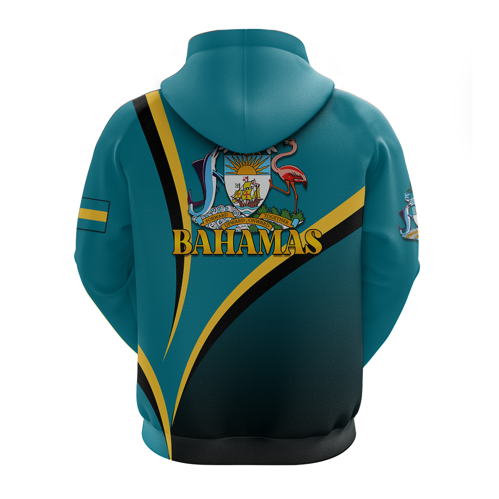 The Bahamas 49th Anniversary Independence Day Blue Marlin Hoodie LT12
