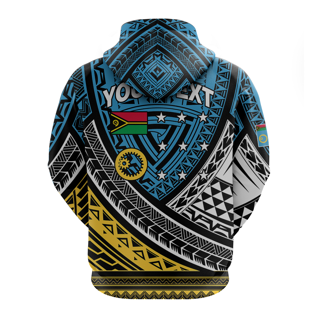 Custom Personalised Vanuatu Sanma Province Tribal Pattern Hoodie LT12