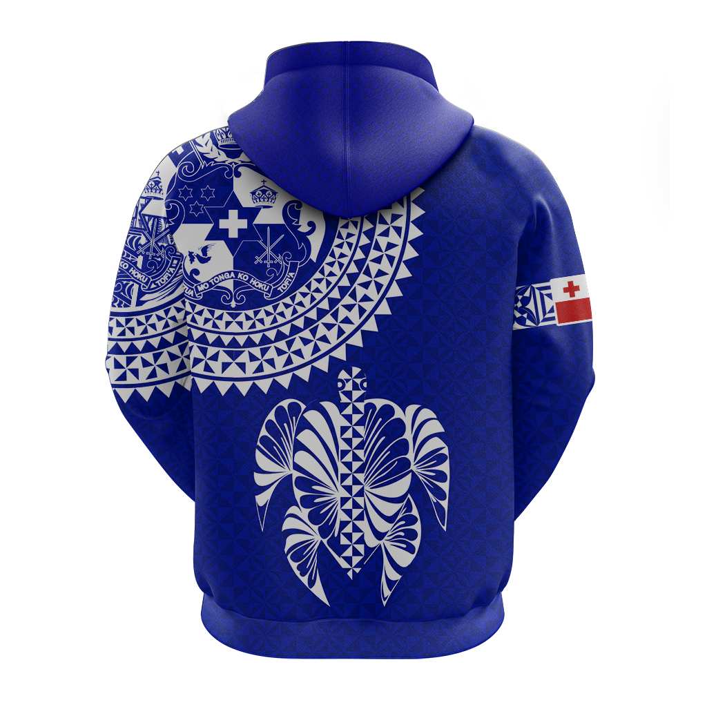 Tonga Hoodie Tongan Blue Turtle LT12