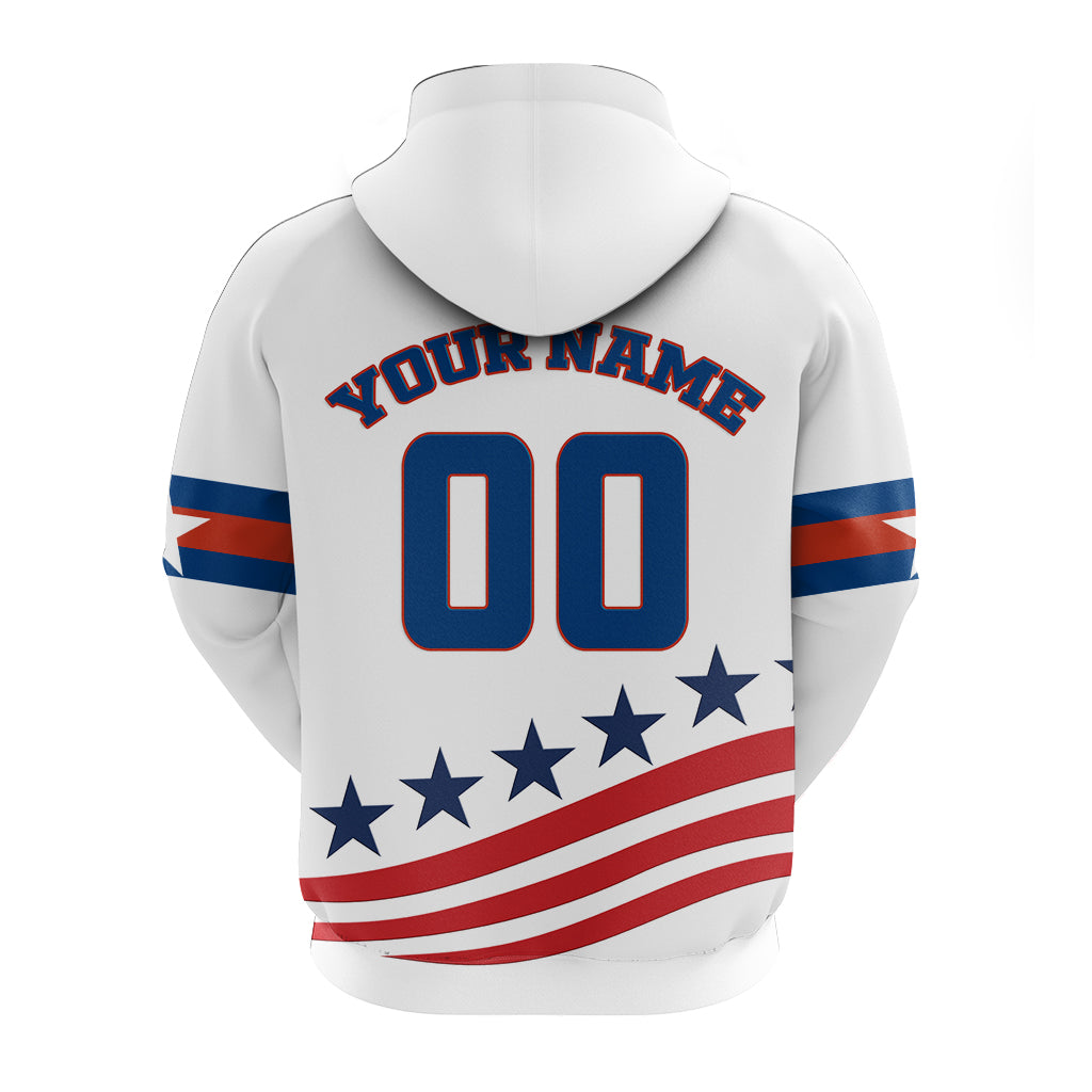 Custom USA Ice Hockey Pride Hoodie LT12