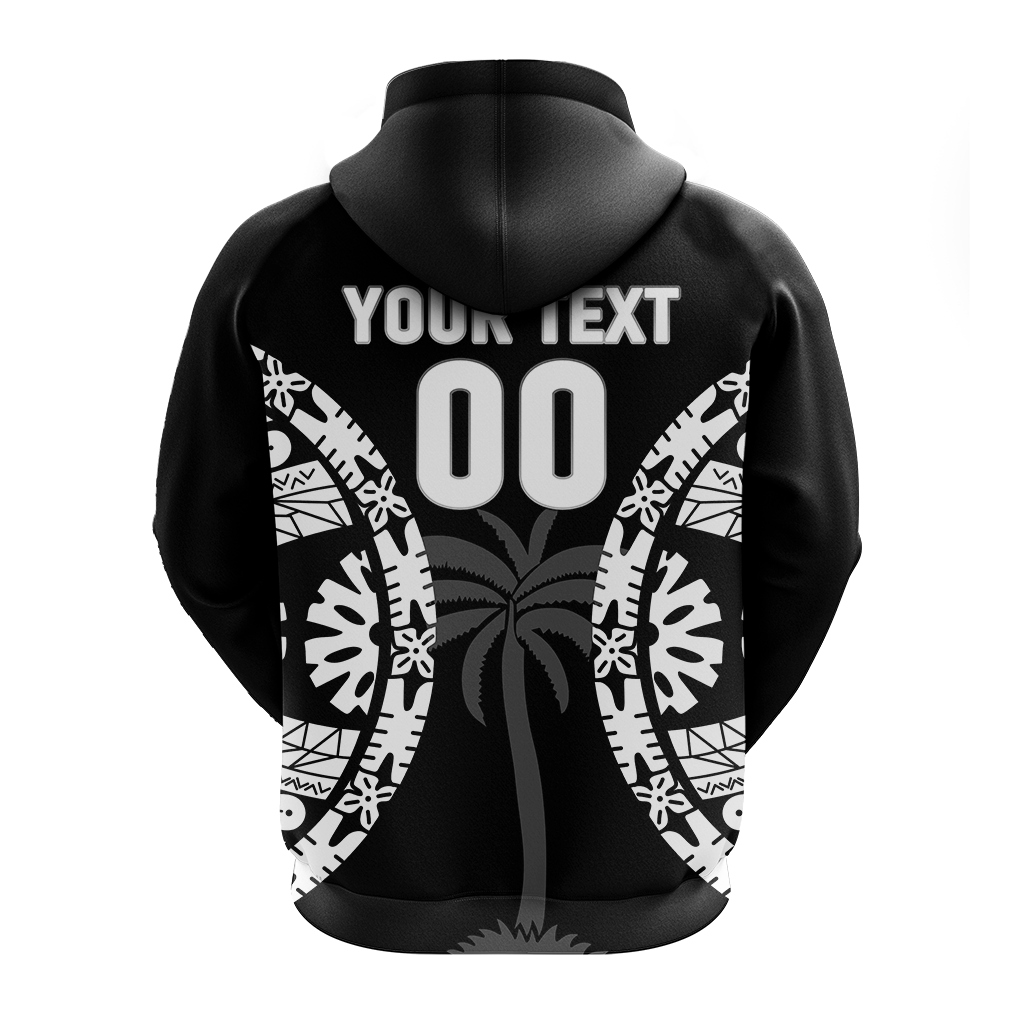 Custom Personalised Fiji Rugby Sevens Fijian Tapa Pattern Hoodie LT12