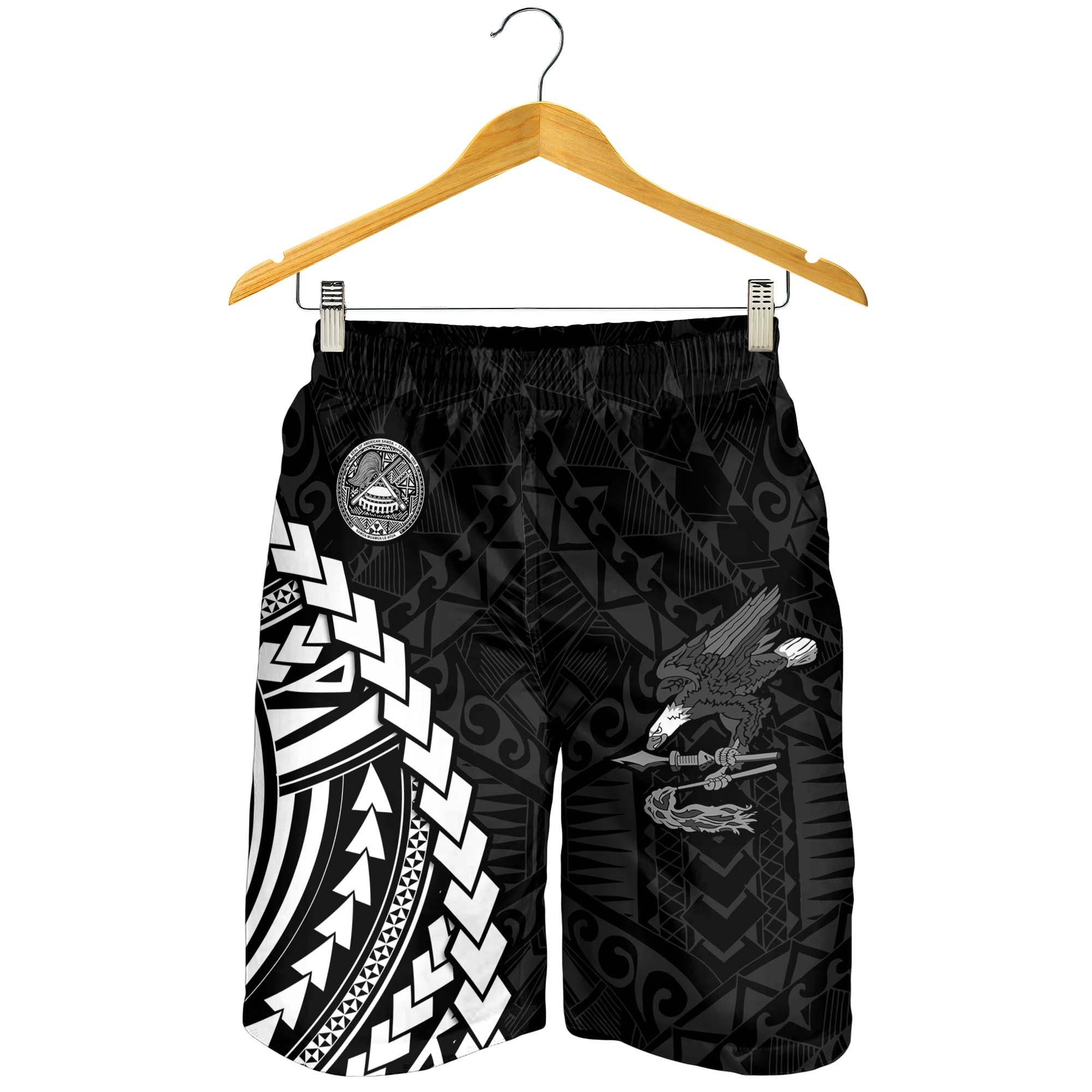 American Samoa Men Shorts Eagle mix Polynesian LT13