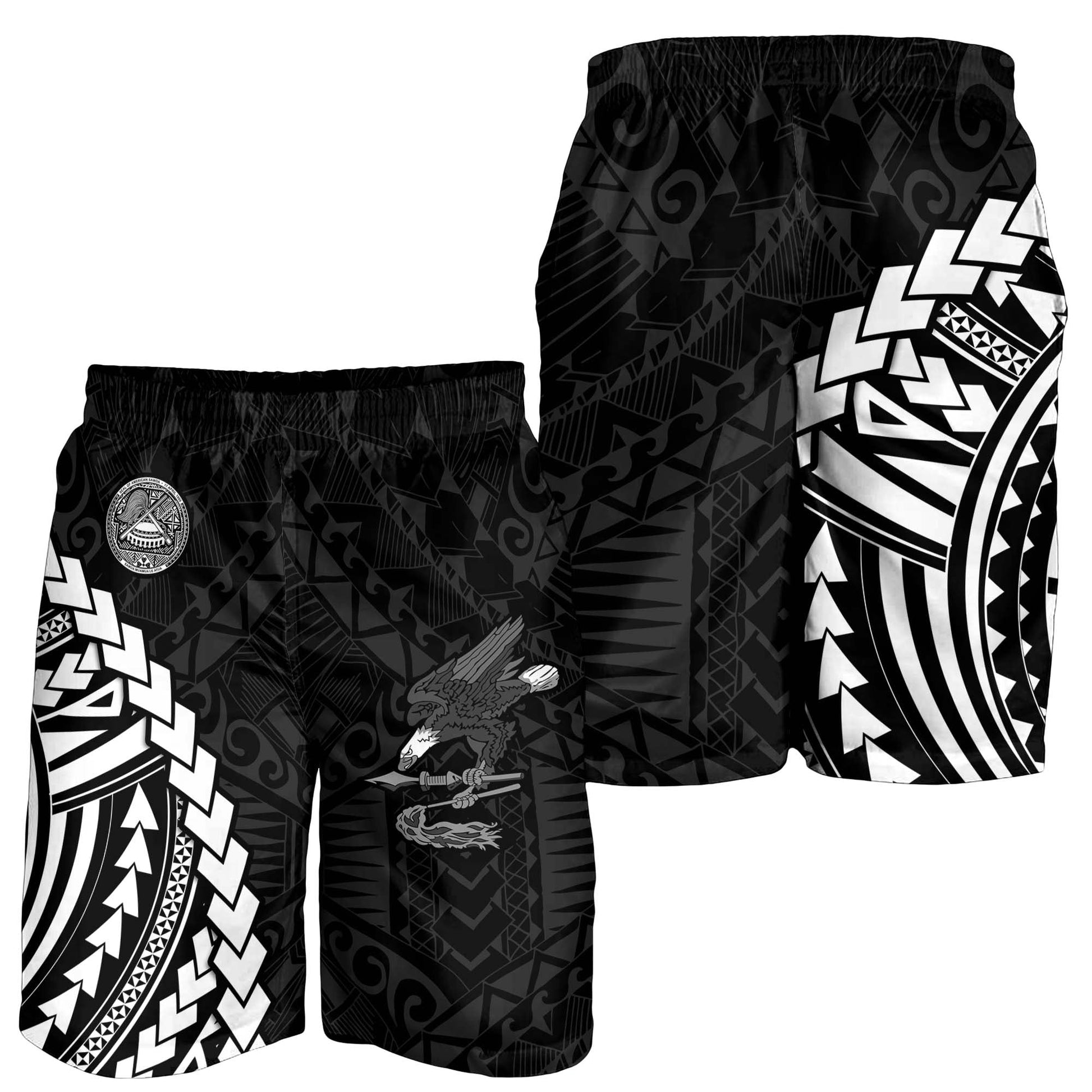 American Samoa Men Shorts Eagle mix Polynesian LT13