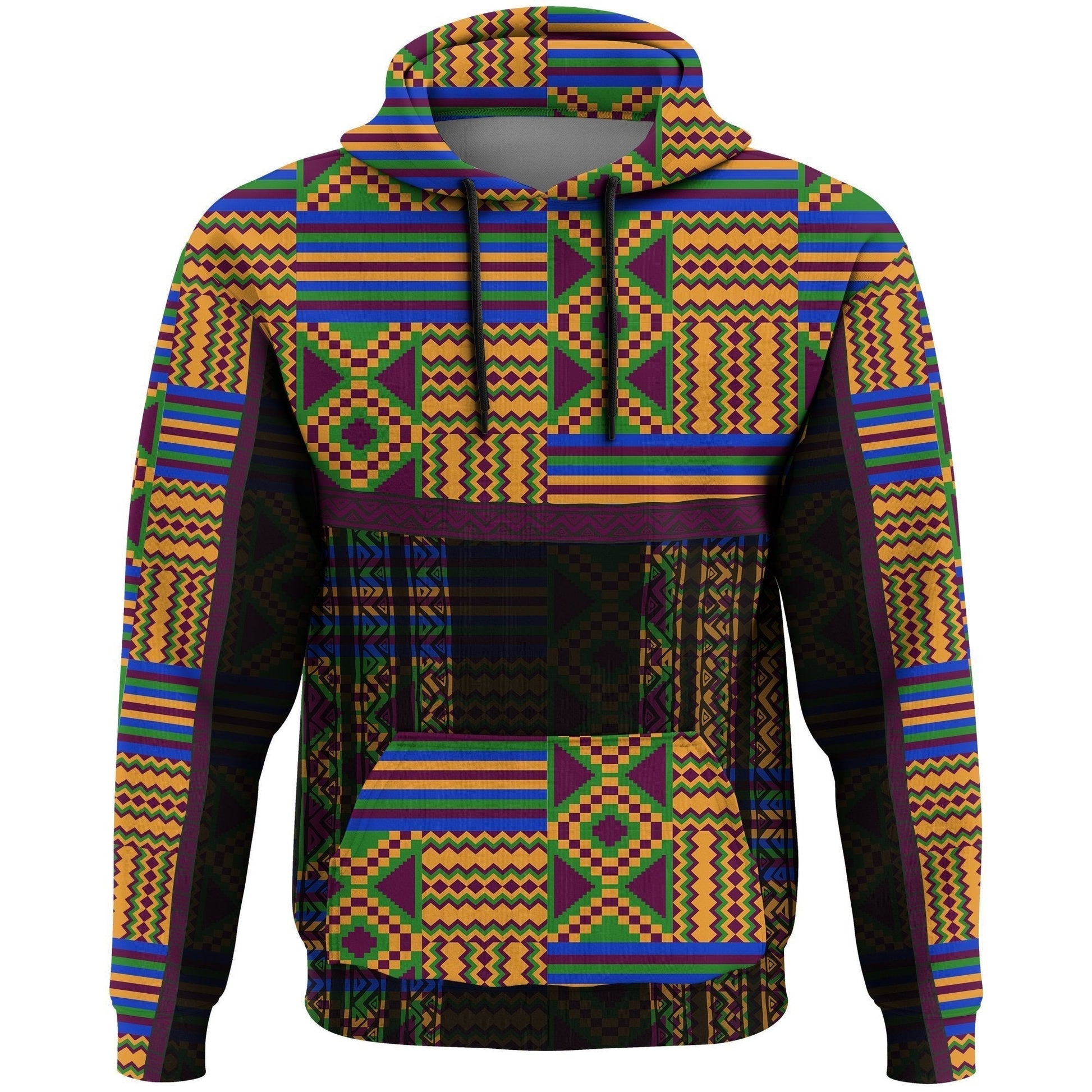 African Hoodie Adofowaa Awaamu Kente Pullover