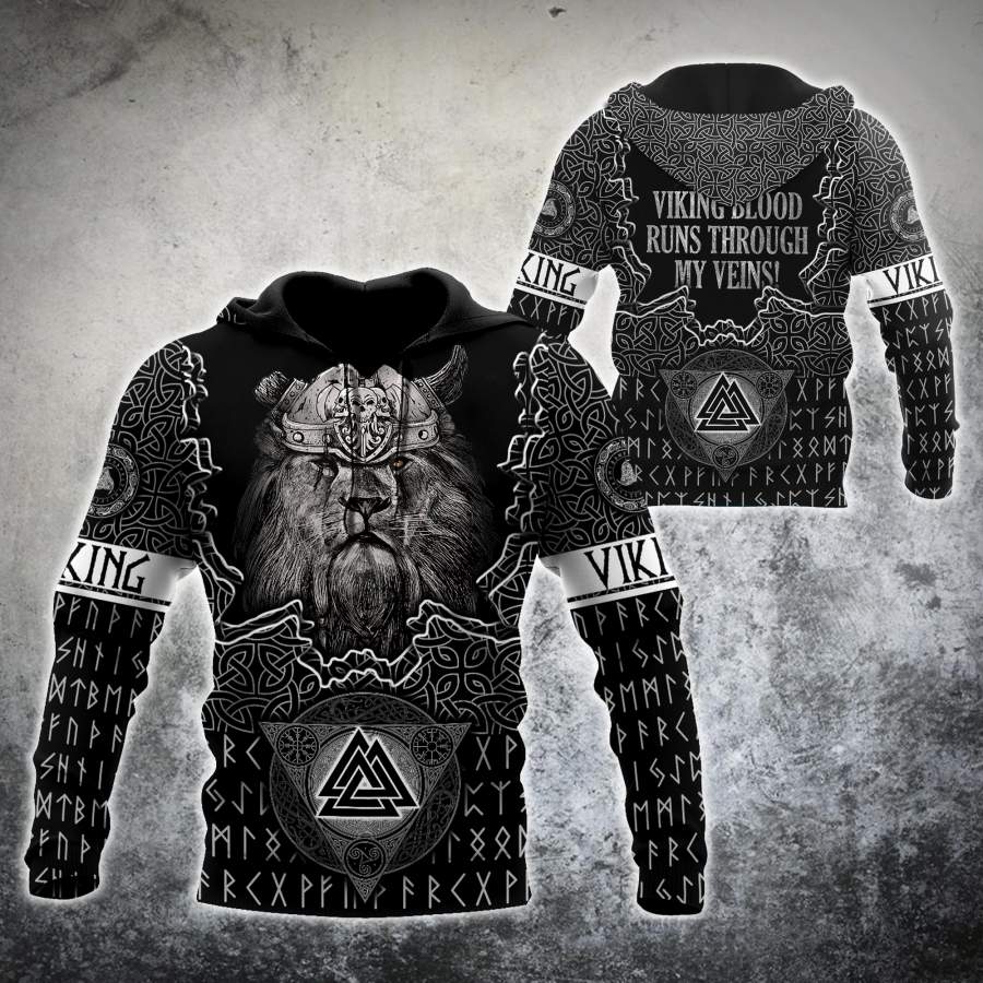 Viking Clothing Viking Lion Hoodie RLT12