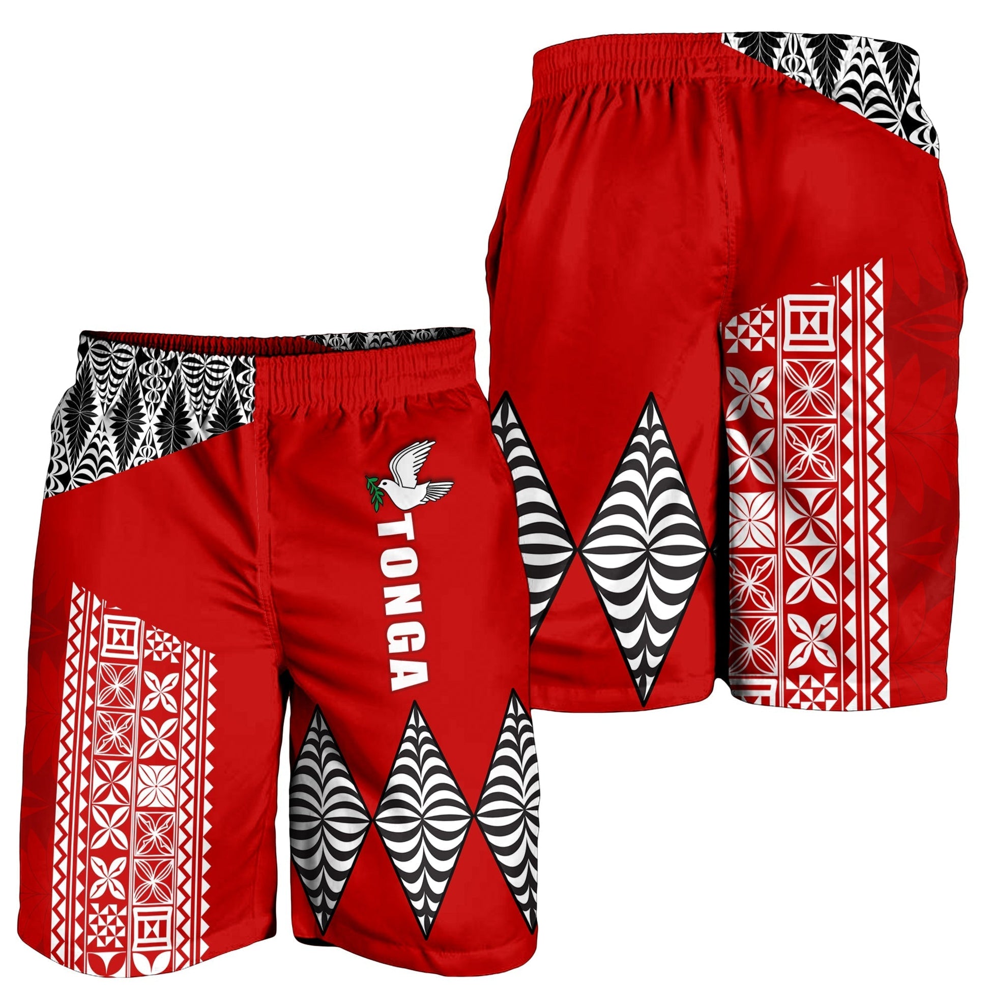 Tonga Rugby Men Shorts Mate Ma'a Tonga LT13