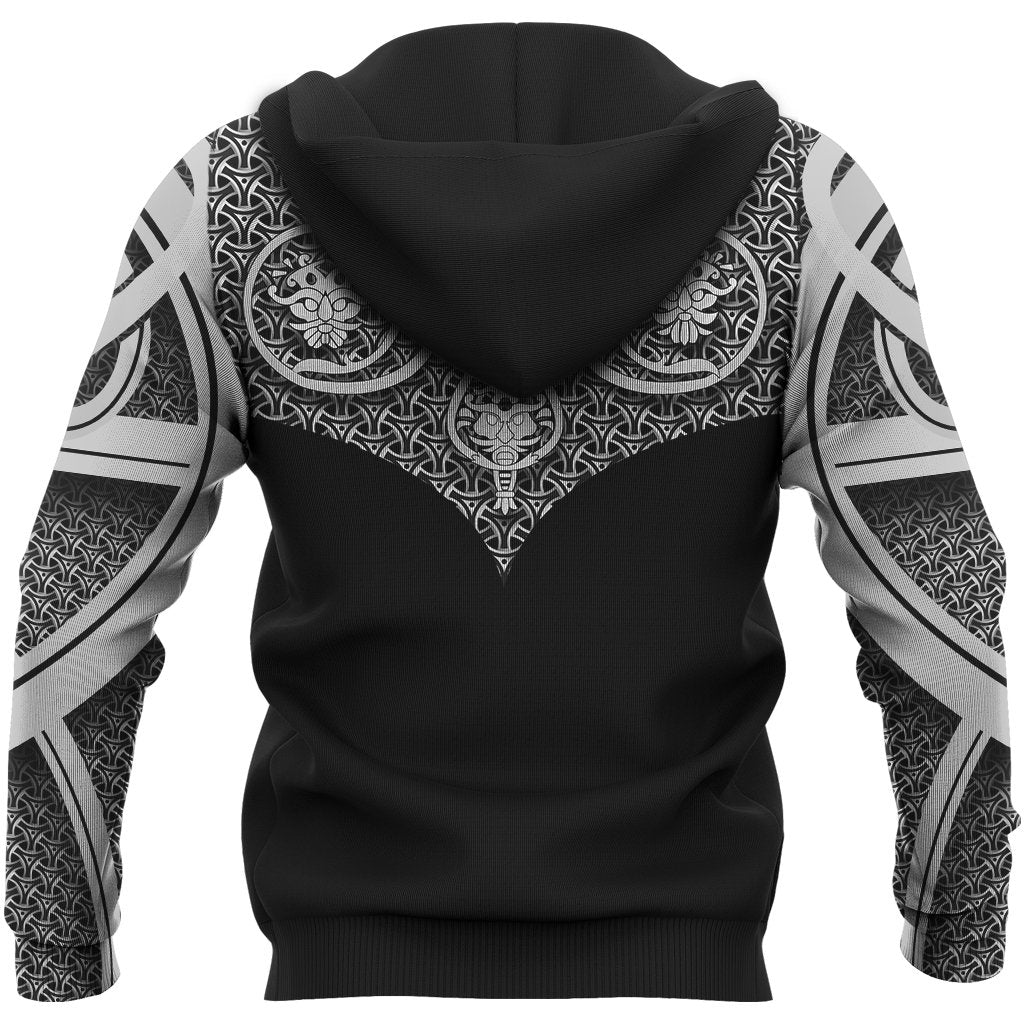 Viking Hoodie Best Viking Tattoo (Zip) RLT12