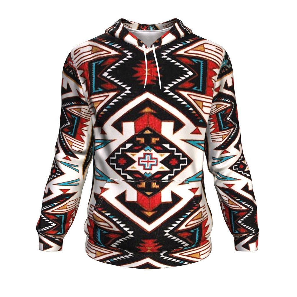 Tribal Pattern Colorful Native American Design 3D Pullover Hoodies LT10