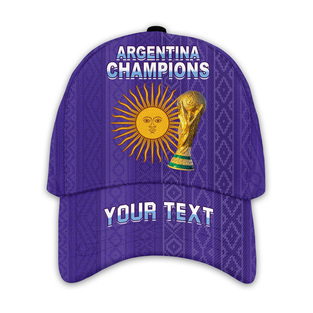 (Custom Personalised) Argentina Football Classic Cap Go Champions La Albiceleste Ver.05 LT13