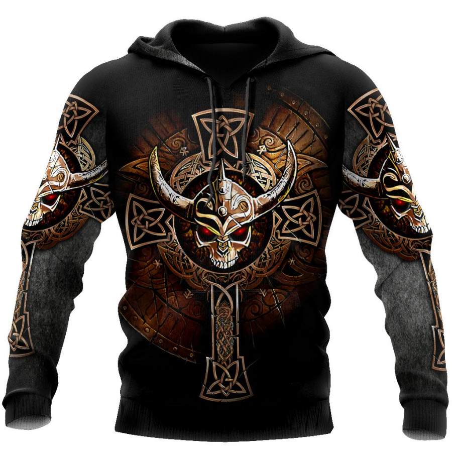 Viking Clothing Viking Skulls Hoodie RLT12