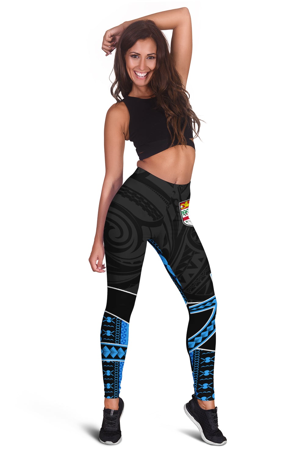 Fiji Polynesian Women Leggings Featured Fijian Lovers LT13