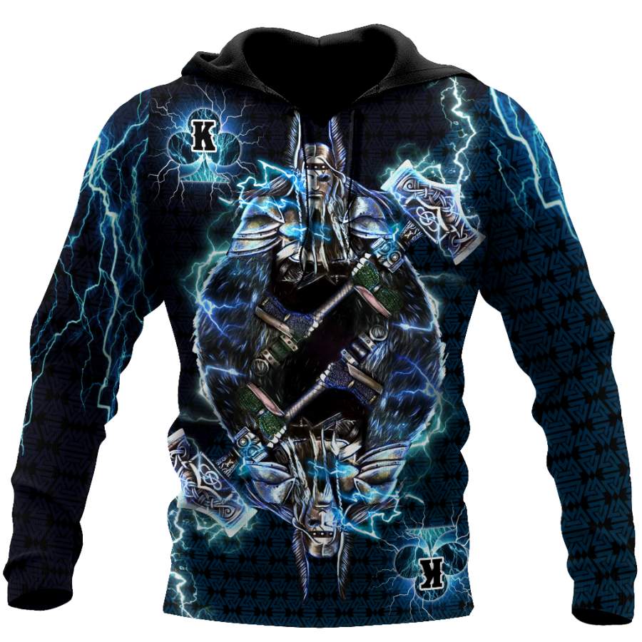 Viking Clothing Thor The True King Vikings Hoodie RLT12