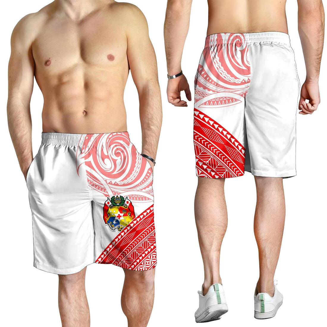 Tonga Men Shorts Tongan Pattern Blithesome LT13