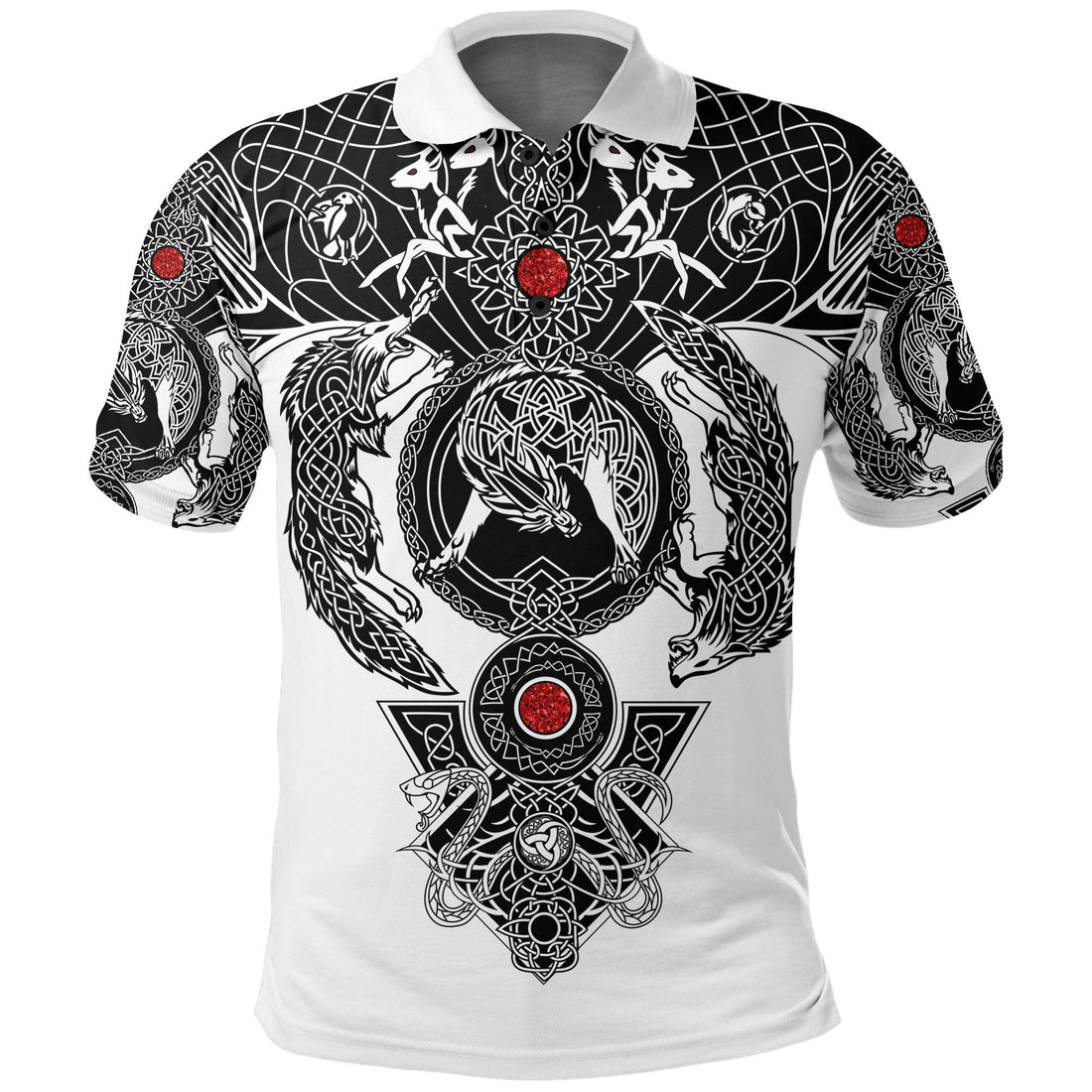 Viking Polo Shirt Tattoo All Over Print RLT12