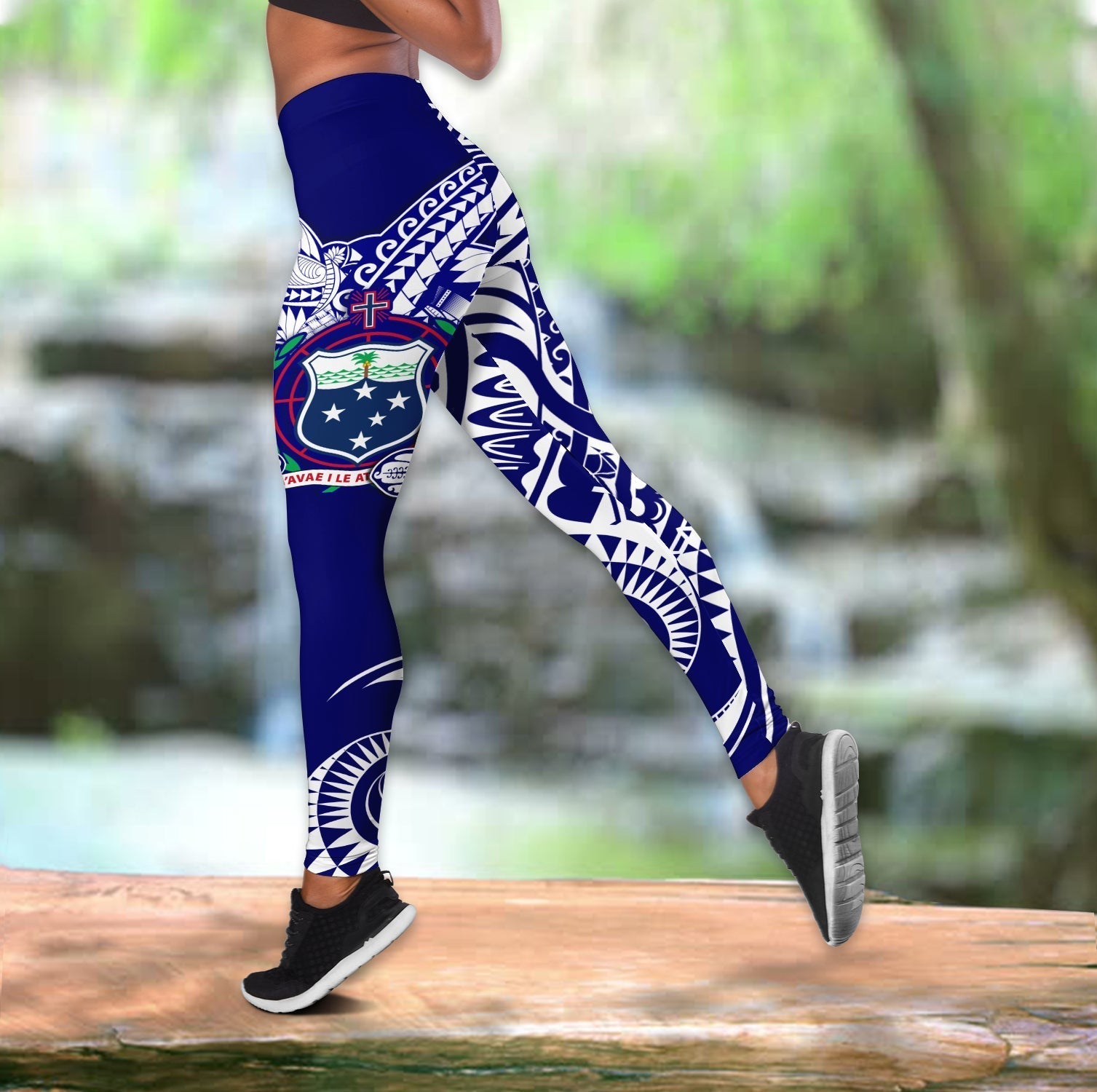 Samoa Polynesian Women Leggings Samoan Loved Turtles LT13