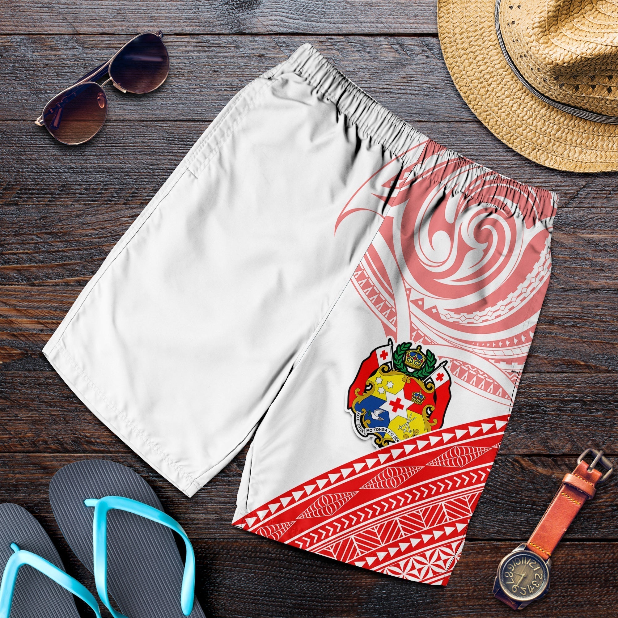 Tonga Men Shorts Tongan Pattern Blithesome LT13