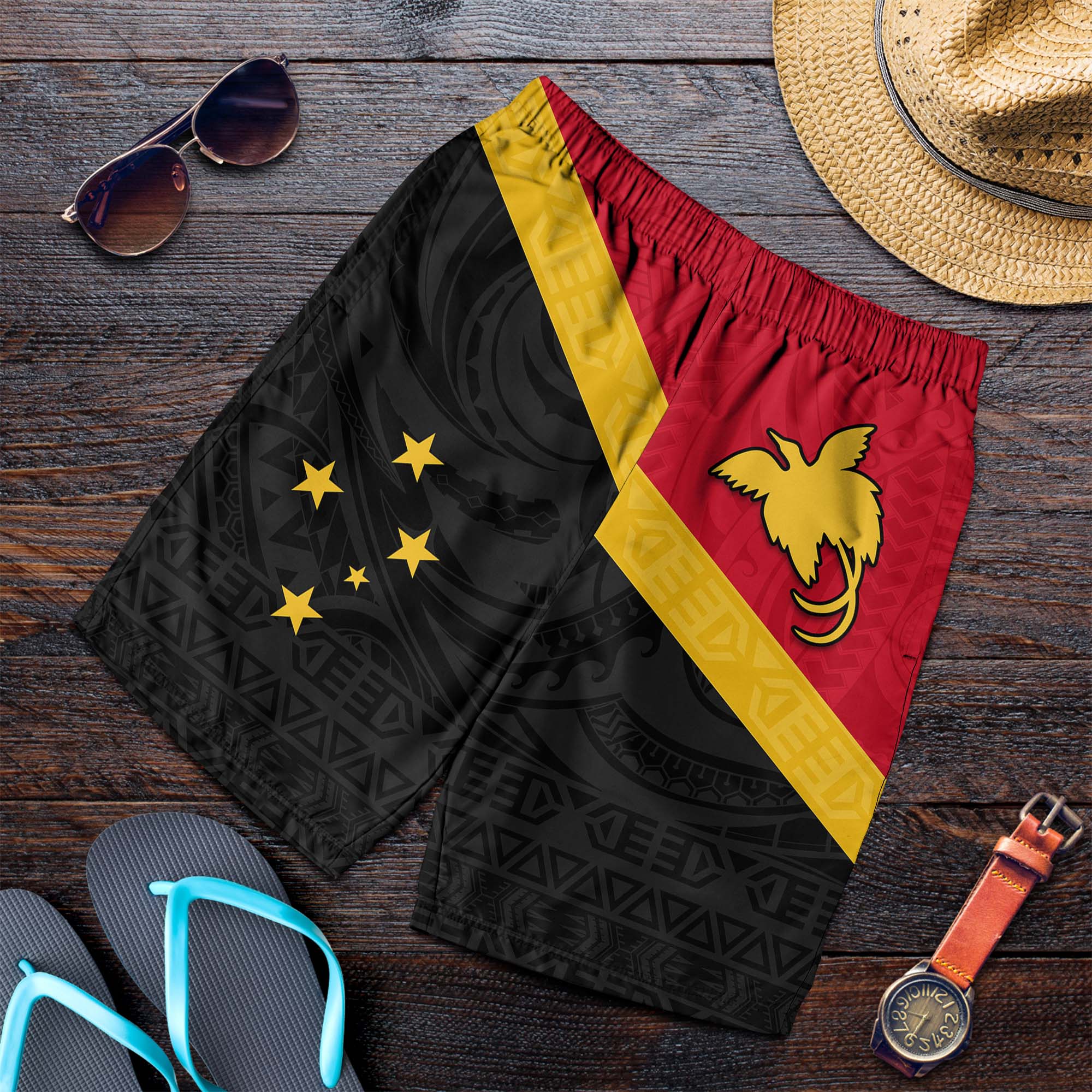 Papua New Guinea Rugby Men Shorts The Kumuls PNG LT13