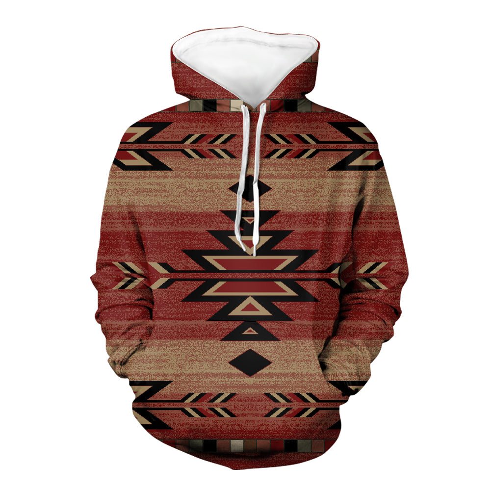 Red Arrow Native American 3D Hoodie LT10