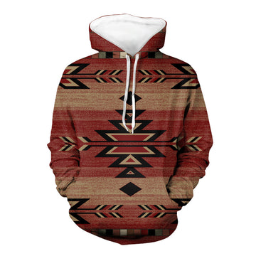Red Arrow Native American 3D Hoodie LT10