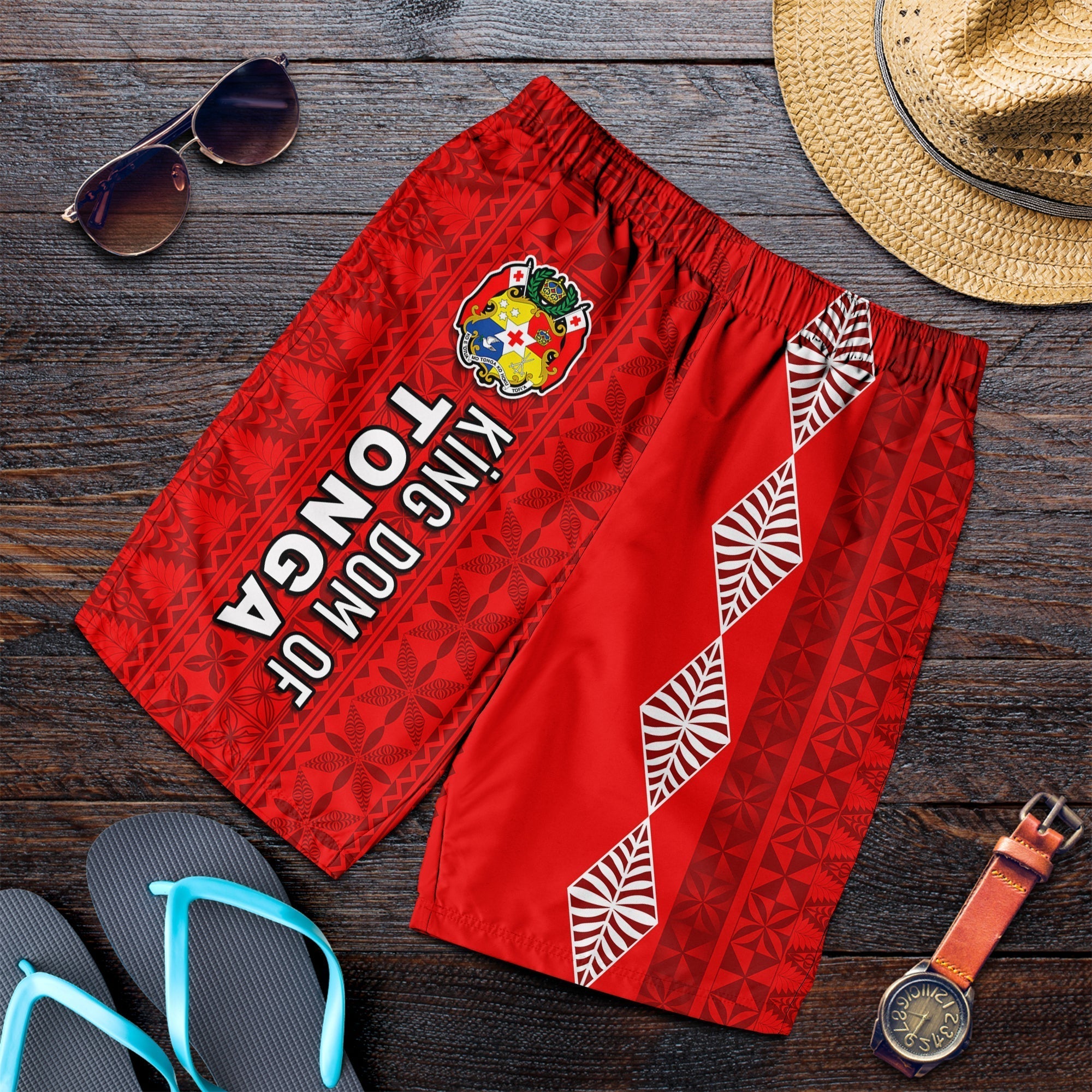 Kingdom of Tonga Men Shorts 2021 Tonga National Day LT13