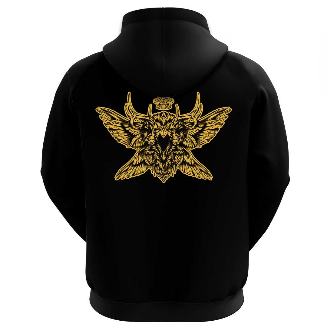 Viking Clothing Viking A Black Raven Hoodie RLT12