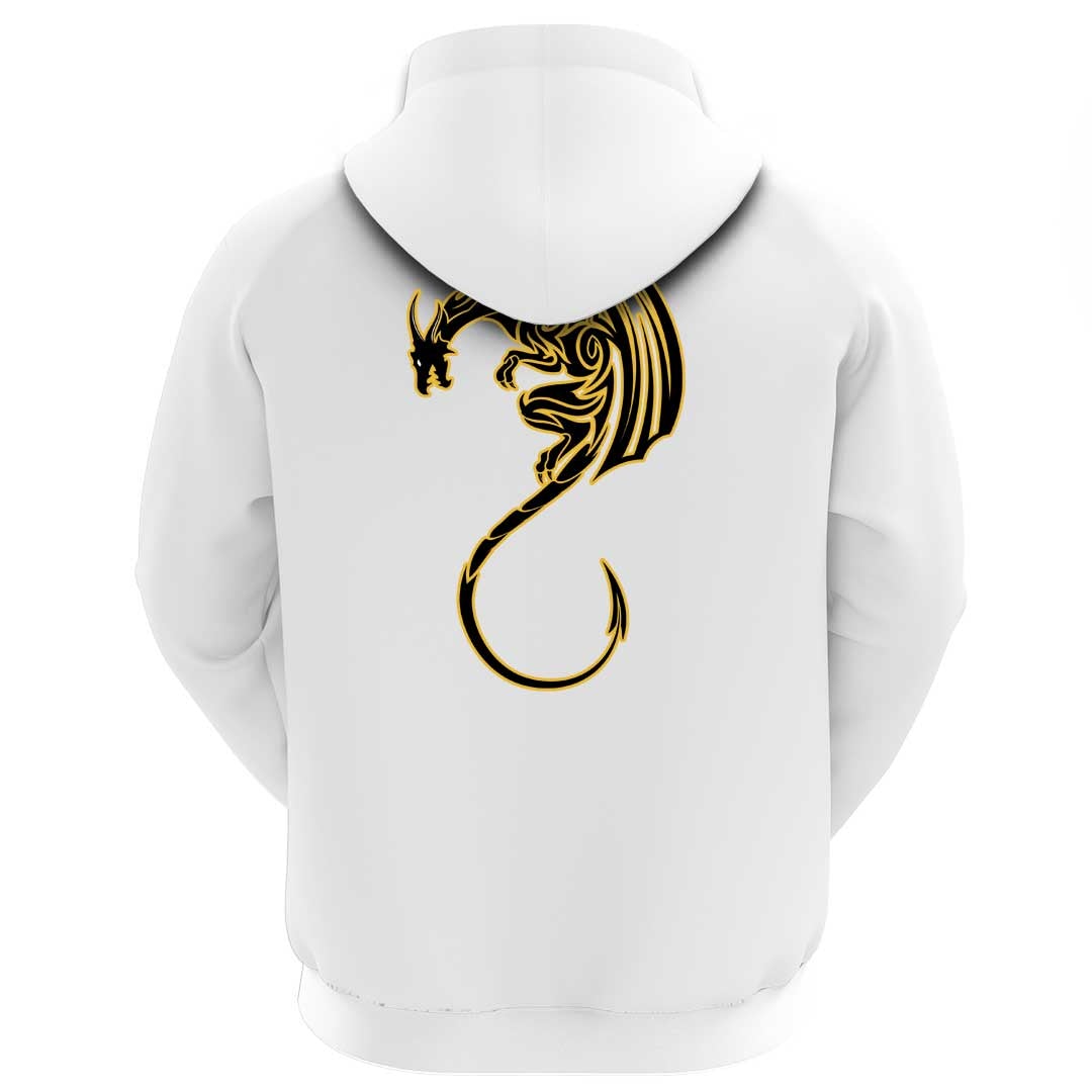 Viking Clothing Viking A Black Winged Dragon Spirit Of Celts Hoodie RLT12