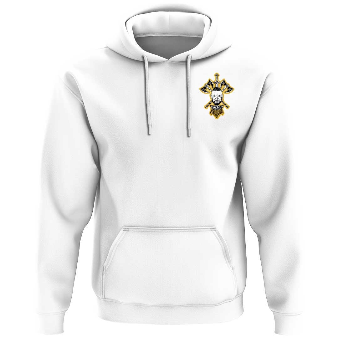 Viking Clothing Viking A Head Two Battle Axes and A Sword Hoodie RLT12
