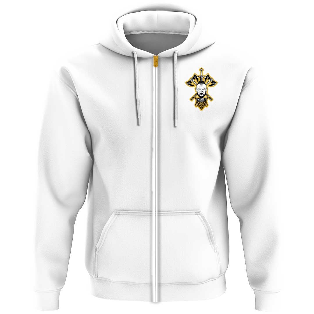 Viking Clothing Viking A Head Two Battle Axes and A Sword Hoodie RLT12