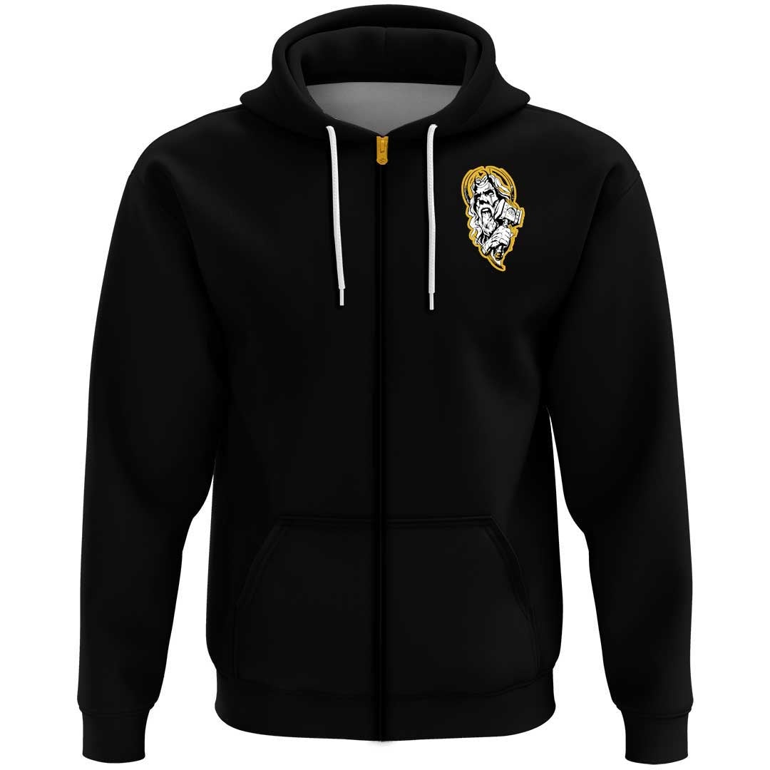 Viking Clothing Viking A Nordic God Odin and His Hammer Hoodie RLT12